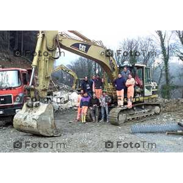 CAPIZZONE OPERAI CANTIERE FRANA 16.12