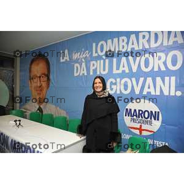 BERGAMO Maroni point, presentazione candidati Lista Maroni Presidente nella foto: Lara Magoni Fotogramma Bergamo-Tiziano Manzoni