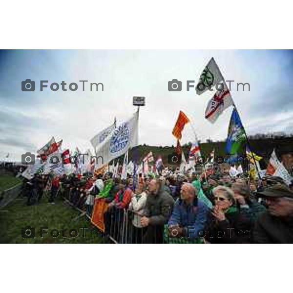 PONTIDA raduno leghista nei prati di Pontida nella foto: POPOLO LEGHISTA Fotogramma Bergamo-Tiziano Manzoni