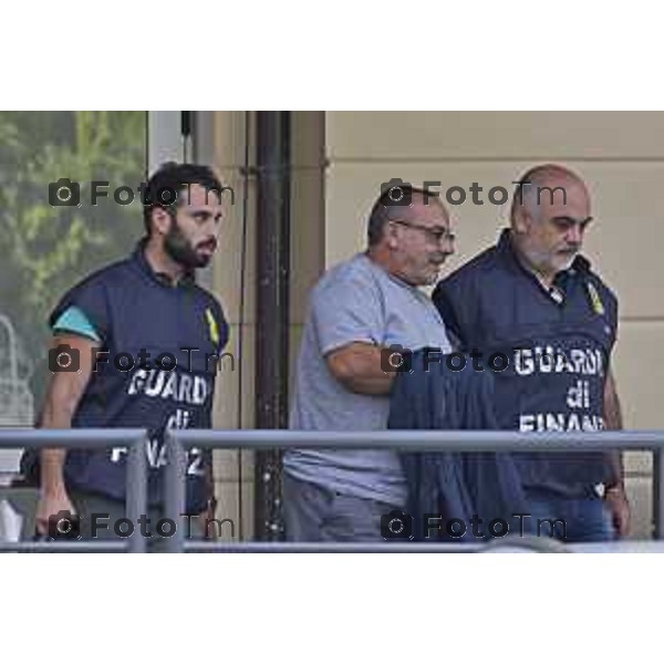 foto LaPresse Tiziano Manzoni 6/09/2018 Cronaca Bergamo - ITALIA arresto Di Lorenzo pluripregiudicatio per associazione per delinquere di stampo mafioso ed omicidio, operavano nel territorio orobico