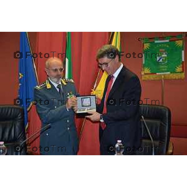 19/09/2018 Davide Gandossi x Tiziano Manzoni Bergamo - ITALIA Cronaca Accademia Guardia Di Finanza Bergamo Presentazione Master Universitario Contro Coruzione. Nella Foto:Raffaele Cantone Presidente Anac