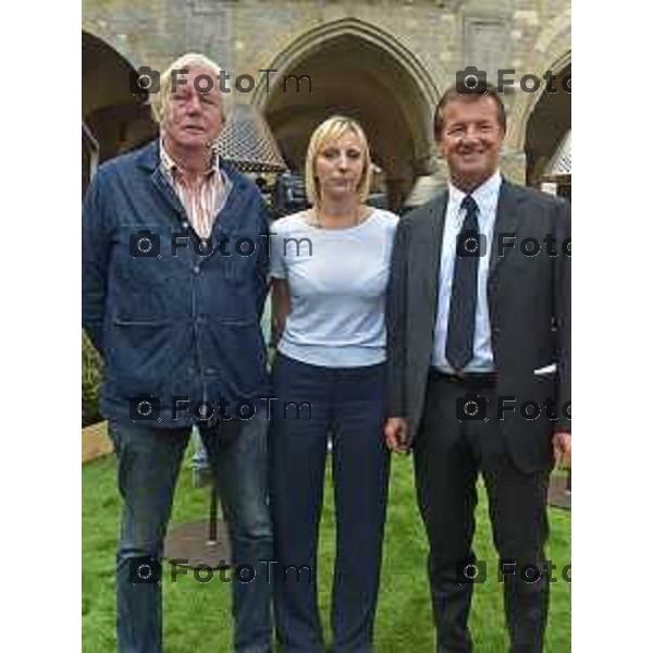 06/09/2018 Davide Gandossi x Tiziano Manzoni Bergamo - ITALIA Cronaca I Maestri Del Paesaggio Edizione VIII Nella Foto: Gori Giorgio Sindaco Di Bergamo Piet Oudolf Paesaggista e Autore Di Green Square 2018 Claudia Maria Terzi Assessore Infrastrutture Trasporti E Mobilità Sostenibile Regione Lombardia