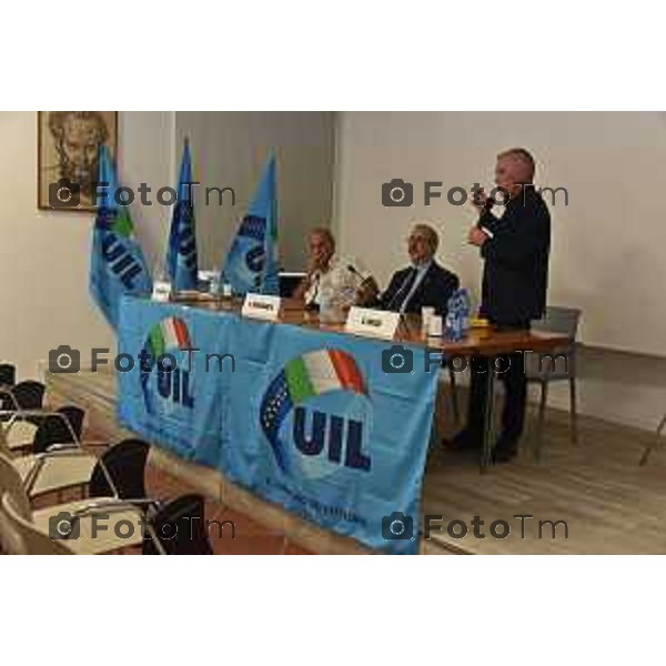 14/09/2018 Davide Gandossi x Tiziano Manzoni Bergamo - ITALIA Cronaca Università degli studi di Bergamo e ordine Conferenza stampa dell\' associazione UIL, presso la Casa del Giovane (patronato) Bergamo