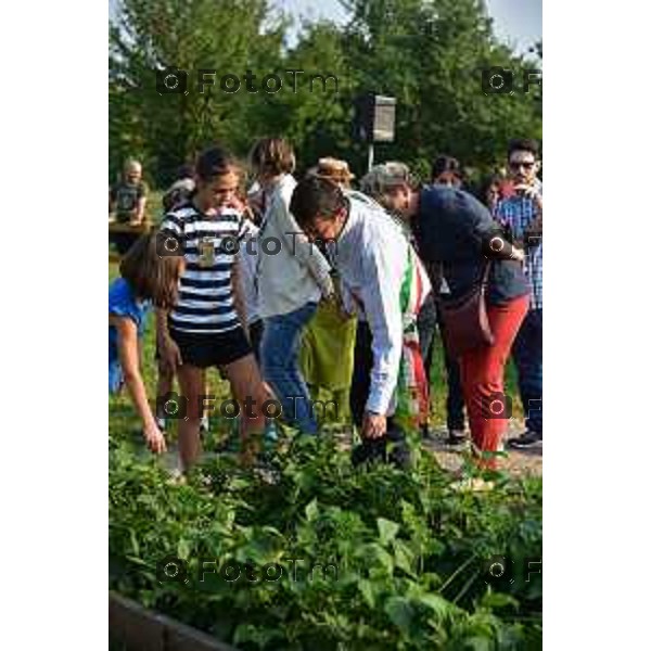 15/09/2018 Davide Gandossi x Tiziano Manzoni Bergamo - ITALIA Cronaca Orti Nel Parco Del Quintino cerimonia di inaugurazione della nuova zona agricola presso il parco del Quintino. con la presenza del Sindaco Giorgio Gori