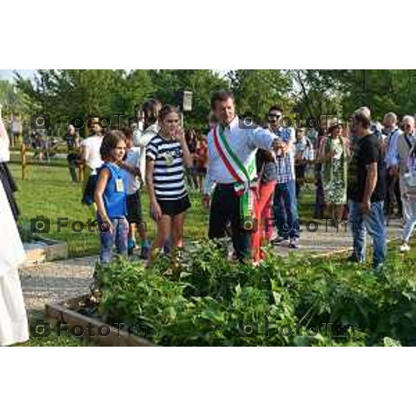 15/09/2018 Davide Gandossi x Tiziano Manzoni Bergamo - ITALIA Cronaca Orti Nel Parco Del Quintino cerimonia di inaugurazione della nuova zona agricola presso il parco del Quintino. con la presenza del Sindaco Giorgio Gori