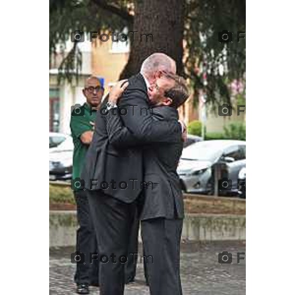 foto LaPresse Tiziano Manzoni 25/08/2018 Cronaca Bergamo - ITALIA Bergamo funerali della biologa 55enne, vittima nelle gole del Raganello Paola Romagnoli