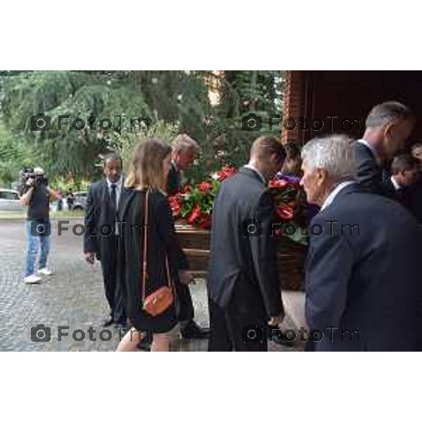 foto LaPresse Tiziano Manzoni 25/08/2018 Cronaca Bergamo - ITALIA Bergamo funerali della biologa 55enne, vittima nelle gole del Raganello Paola Romagnoli