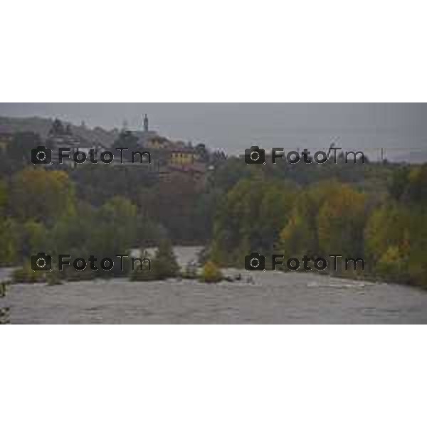 Foto LaPresse/Manzoni Tiziano 29/10/2018 Bergamo, Italia cronache, Maltempo nella provincia di bergamo Nella foto: Il fiume Brembo in piena nella zona di Almenno San Salvatore