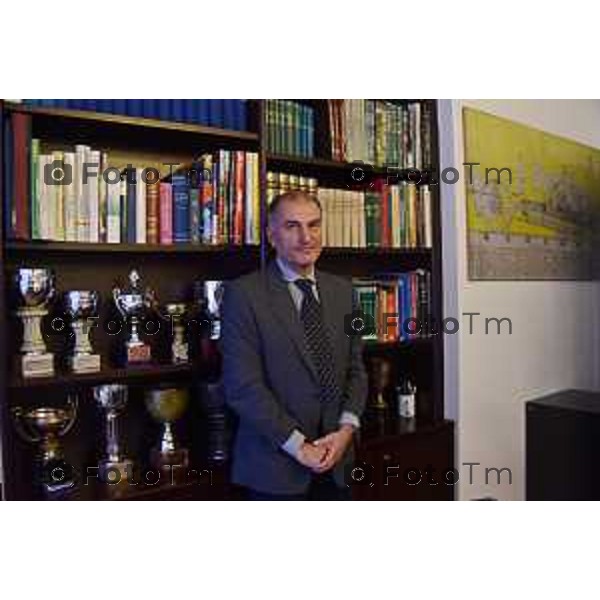 Foto LaPresse/Gandossi Davide x Tiziano Manzoni 22/10/2018 Bergamo, Italia cronaca. Conferenza Stampa per la presentazione delle iniziative per la celebrazione dei 90 anni della fondazione automobile club Bergamo nella sede in via Angelo Maj 16 a Bergamo. Nella Foto: presidente Giuseppe Pianura