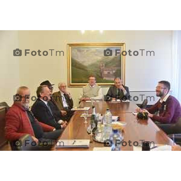 Foto LaPresse/Gandossi Davide x Tiziano Manzoni 22/10/2018 Bergamo, Italia cronaca. Conferenza Stampa per la presentazione delle iniziative per la celebrazione dei 90 anni della fondazione automobile club Bergamo nella sede in via Angelo Maj 16 a Bergamo.