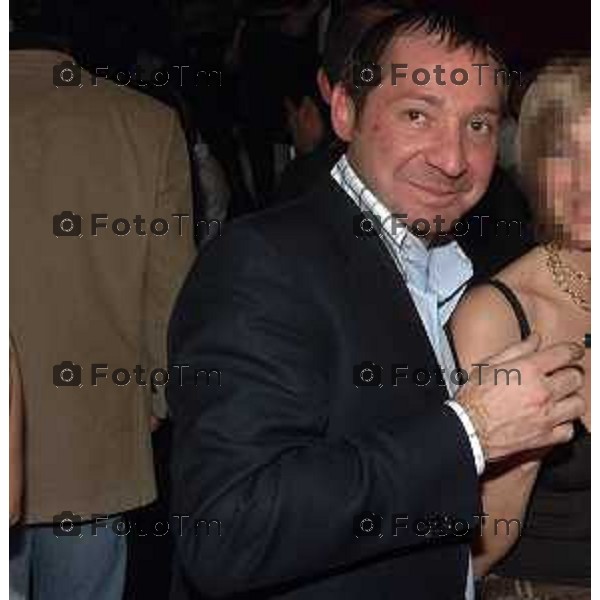 Castelli Calepio BG omicidio Gian Mario Ruggeri ( Jimmy) fratello dell’ex presidente dell’Atalanta nella foto Gimmy Gian Mario Ruggeri in discoteca ( archivio manzoni ) foto Tiziano Manzoni-Bergamo