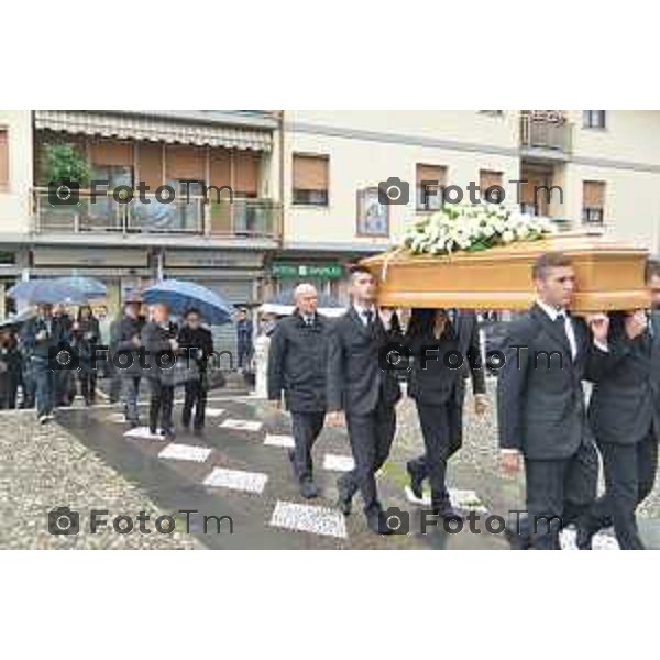 Telgate, (BG) Funerale Jimmy Gian Mario Ruggeri fratello di Ivan Ex presidente Atalanta Fotogramma Bergamo-Tiziano Manzoni