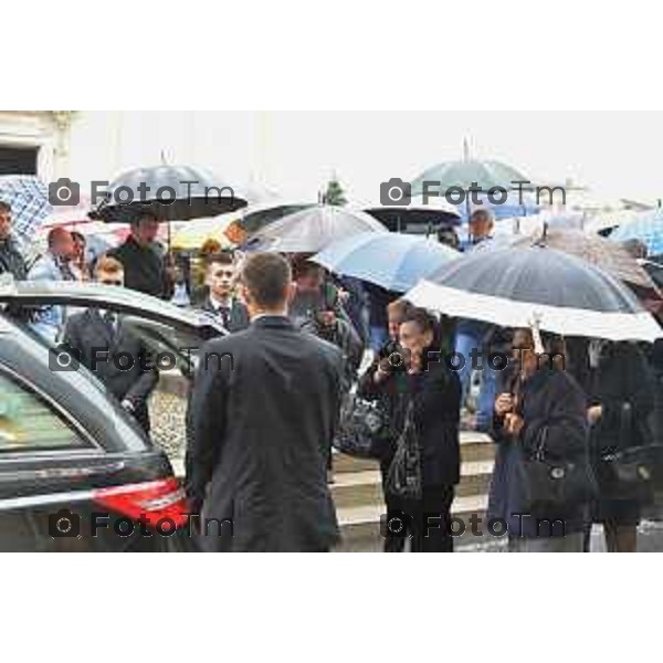 Telgate, (BG) Funerale Jimmy Gian Mario Ruggeri fratello di Ivan Ex presidente Atalanta Fotogramma Bergamo-Tiziano Manzoni