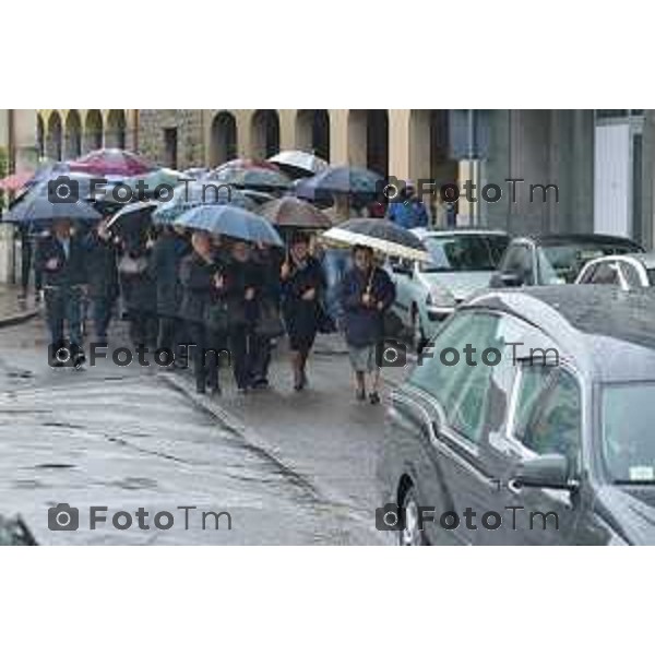 Telgate, (BG) Funerale Jimmy Gian Mario Ruggeri fratello di Ivan Ex presidente Atalanta Fotogramma Bergamo-Tiziano Manzoni