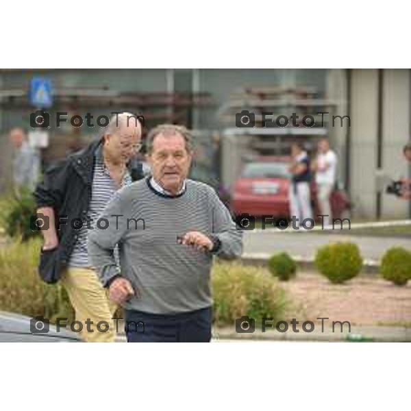 Castelli Caleppio BG omicidio Gian Mario Ruggeri ( Jimmy) fratello dell’ex presidente dell’Atalanta nella foto i rilievi da parte dei carabinieri foto Tiziano Manzoni-Bergamo