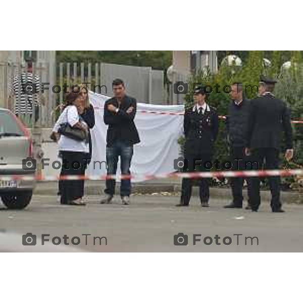 Castelli Caleppio BG omicidio Gian Mario Ruggeri ( Jimmy) fratello dell’ex presidente dell’Atalanta nella foto i rilievi da parte dei carabinieri foto Tiziano Manzoni-Bergamo