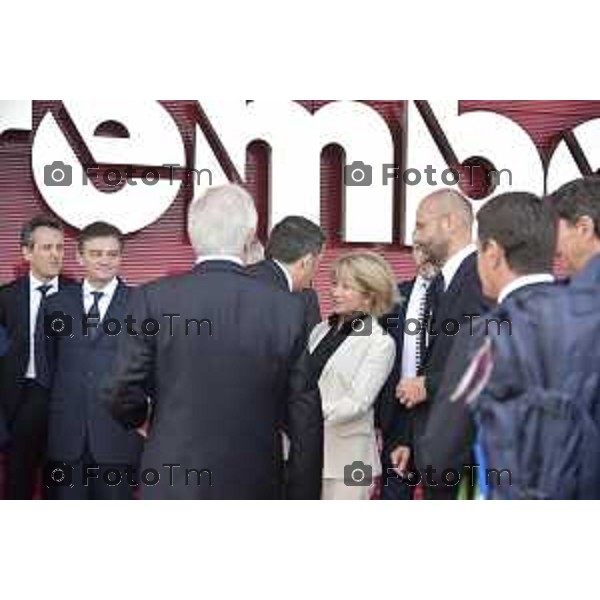 Stezzano visita Presidente del Consiglio Matteo Renzi alla Freni Brembo di Bombassei Alberto