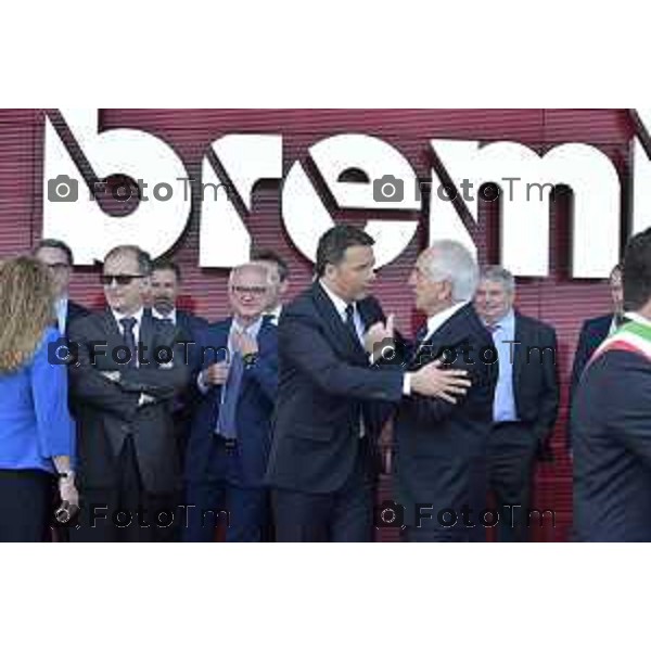 Stezzano visita Presidente del Consiglio Matteo Renzi alla Freni Brembo di Bombassei Alberto