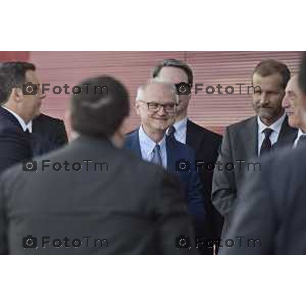 Stezzano visita Presidente del Consiglio Matteo Renzi alla Freni Brembo di Bombassei Alberto