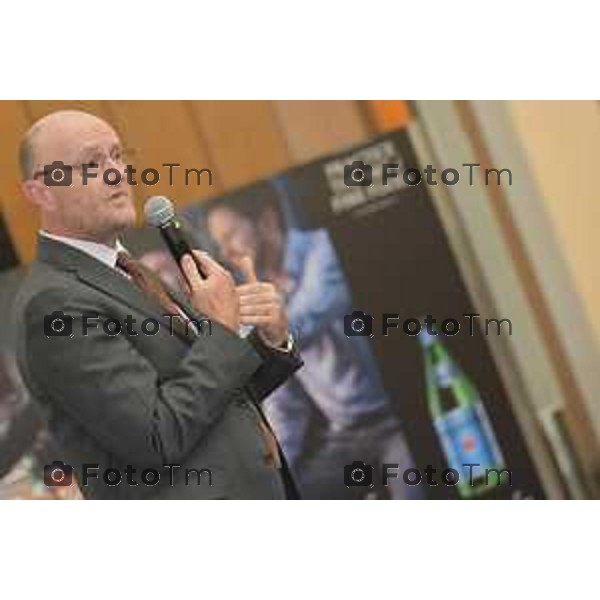 Sanpellegrino Terme (BG) il ministro Maurizio Martina in visita allo stablimento San Pellegrino nella foto Marco Settembri, executive vice president di Nestlé Waters, diventando così il primo italiano dagli anni ’50 a entrare nell’executive board del gruppo.