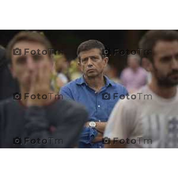 Caravaggio 20 mila fedeli del Movimento di Comunione e Liberazione al Santuario “Santa Maria Del Fonte” per celebrazione dell’Anno Santo della Misericordia .Nella foto