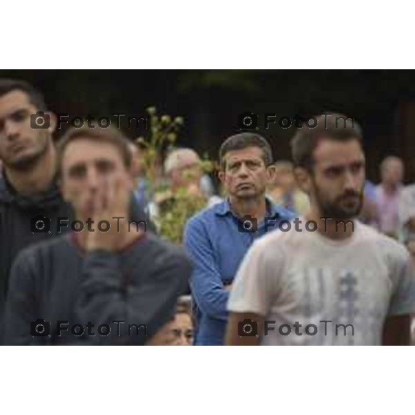 Caravaggio 20 mila fedeli del Movimento di Comunione e Liberazione al Santuario “Santa Maria Del Fonte” per celebrazione dell’Anno Santo della Misericordia .Nella foto