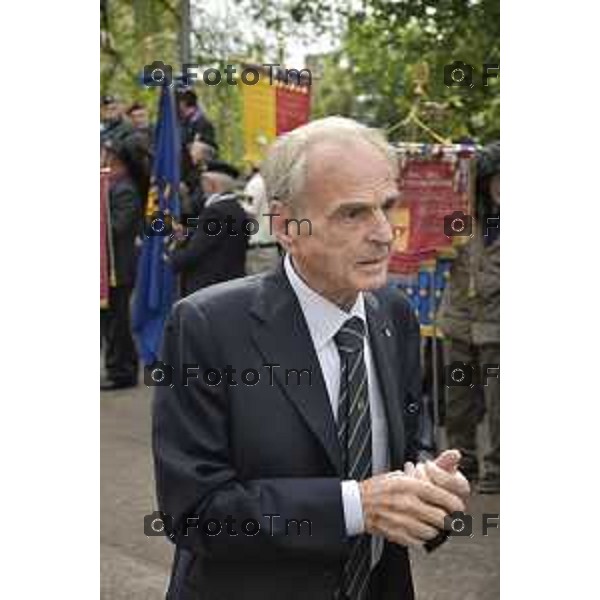 Bergamo festa della Repubblica 2 giugno 2016 nella foto Domenico Bosatelli, fondatore, azionista di maggioranza e presidente della Gewiss,