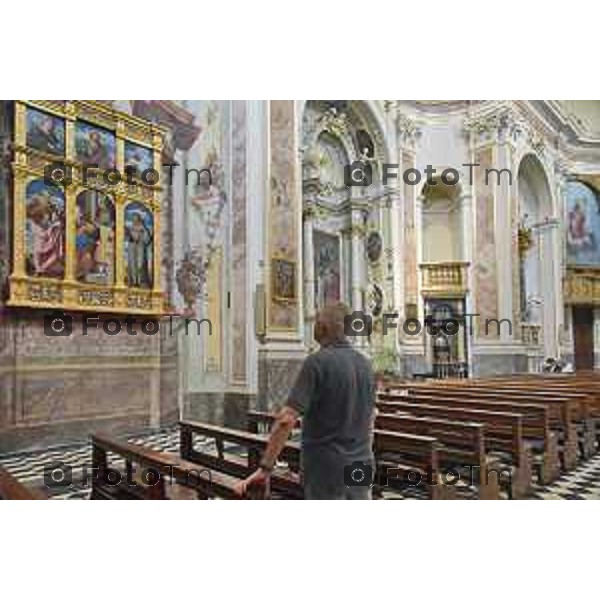 Serina il Polittico di Palma Il Vecchio nella chiesa parrocchiale di Serina, opera di grande significato de Il Palma