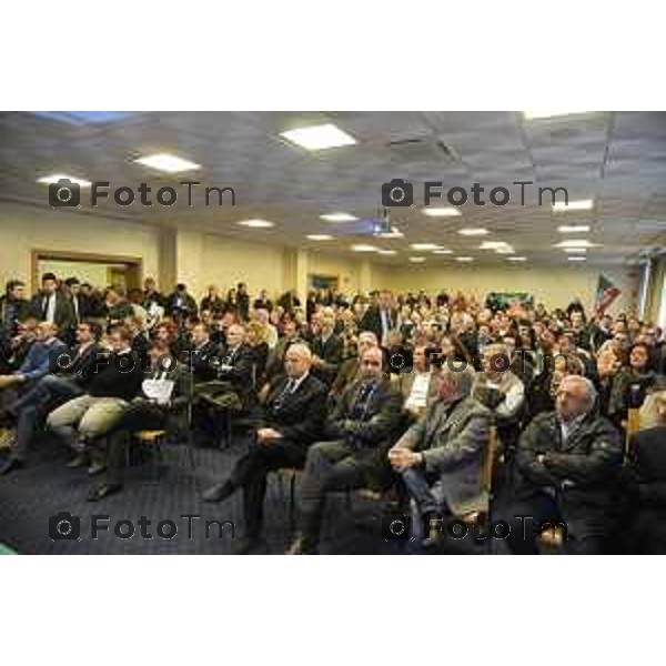 Congresso Forza Italia Zingonia 2016 nella foto platea della sala al palace hotel zingonia