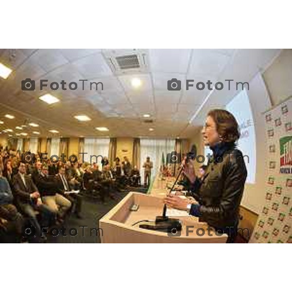 Congresso Forza Italia Zingonia 2016 nella foto Maria Stella Gelmini