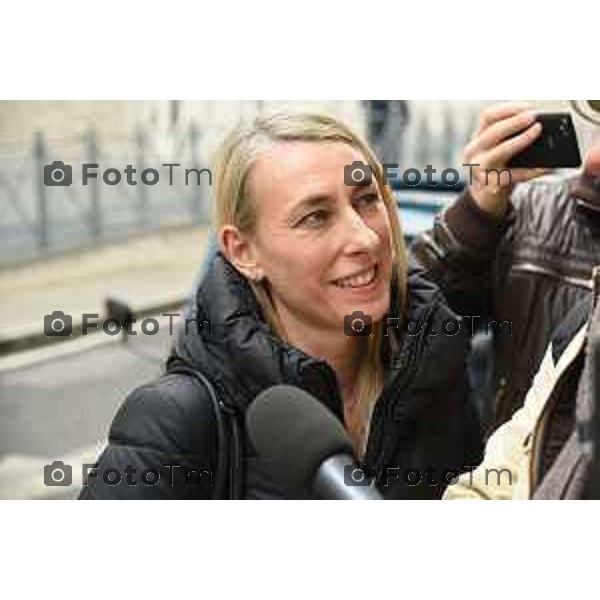 Bergamo Tribunale, Processo Bossetti/Yara Gambirasio Sentite le sorelle di Massimo Maggioni calunniato da Bossetti nella foto Monica e Luisella Maggioni