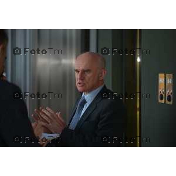 Osio Sotto (BG) Azienda Sematic visita ass regionale Terzi Claudia incontra Roberto Zappa. Presidente Sematic. foto Tiziano Manzoni-fotogramma Bergamo