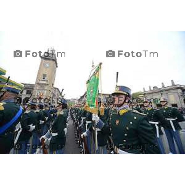 Bergamo Giuramento Cadetti GdF 2014 con l\'intervento del vice ministro dell’Economia e delle Finanze, Luigi Casero foto Tiziano Manzoni-fotogramma Bergamo