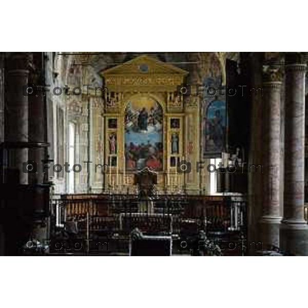 Lovere Basilica di Santa Maria in Valvendra dopo l\'intervento di restauro foto Tiziano Manzoni-fotogramma Bergamo