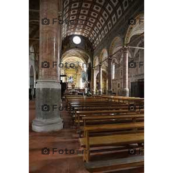 Lovere Basilica di Santa Maria in Valvendra dopo l\'intervento di restauro foto Tiziano Manzoni-fotogramma Bergamo