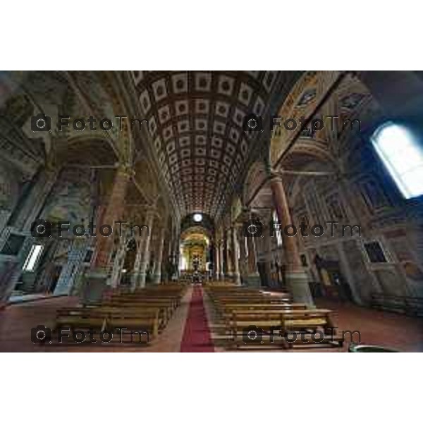 Lovere Basilica di Santa Maria in Valvendra dopo l\'intervento di restauro foto Tiziano Manzoni-fotogramma Bergamo