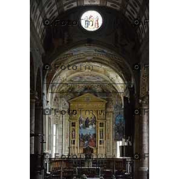 Lovere Basilica di Santa Maria in Valvendra dopo l\'intervento di restauro foto Tiziano Manzoni-fotogramma Bergamo