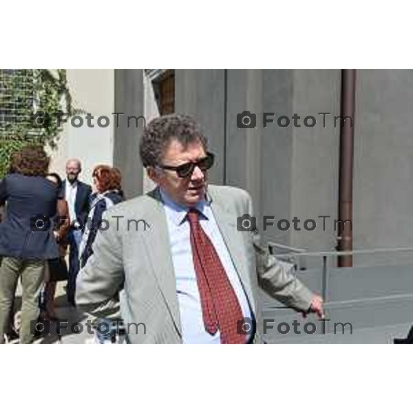 Sarnico (BG) Valerio Bettoni, candidato alle Europee 2014 foto Tiziano Manzoni-fotogramma Bergamo