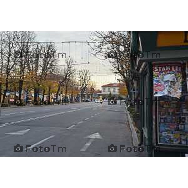 Foto Lapresse/Davide Gandossi x Tiziano Manzoni 13/12/2018 Bergamo,Italia,Cronaca STRADA VIA PAPA GIOVANNI A BERGAMO Nella Foto: VIA PAPA GIOVANNI VERSO LA STAZIONE