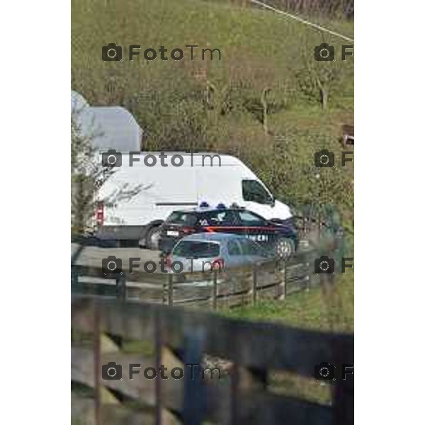 Foto Lapresse/Davide Gandossi x Tiziano Manzoni 05/12/2018 Bergamo,Italia,Cronaca IN VIA GATTI FRAZIONE DI ABAZIA CIVICO 4 ALBINO Nella Foto: CASA DERUBATA