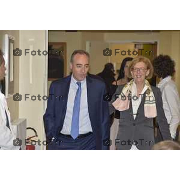 foto LaPresse Tiziano Manzoni 1/12//2018 Cronaca Bergamo - ITALIA AMPLIAMENTO UNITA’ OPERATIVA DI RIABILITAZIONE “ISTITUTO CLINICO QUARENGHI l\'arrivo dell\'assessore Gallera