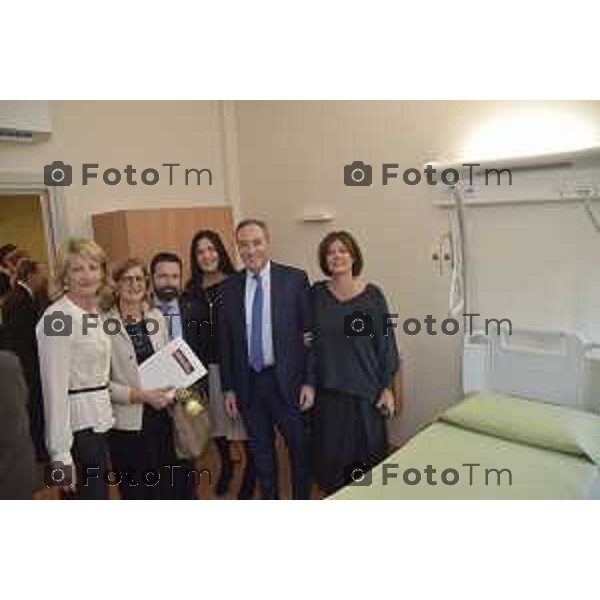 foto LaPresse Tiziano Manzoni 1/12//2018 Cronaca Bergamo - ITALIA AMPLIAMENTO UNITA’ OPERATIVA DI RIABILITAZIONE “ISTITUTO CLINICO QUARENGHI la visita dell\'assessore Gallera Giulio all\'inaugurazione dell\'ampliamento della clinica quarenghi a Sanpellegrino terme