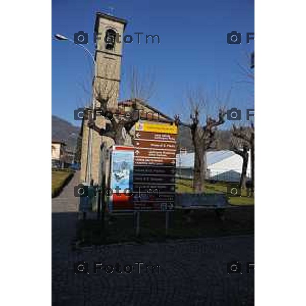 Sotto il Monte papa Giovanni XXXIII e i suoi luoghi nella foto la chiesa dove è stato battezzato papa giovanni : foto Tiziano Manzoni Fotogramma Bergamo