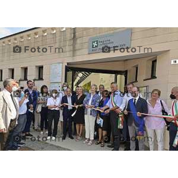 22--07- 2022 Bergamo Italia Cronaca Bergamo inaugurazione Casa di Comunità Sant’Omobono Terme (BG)