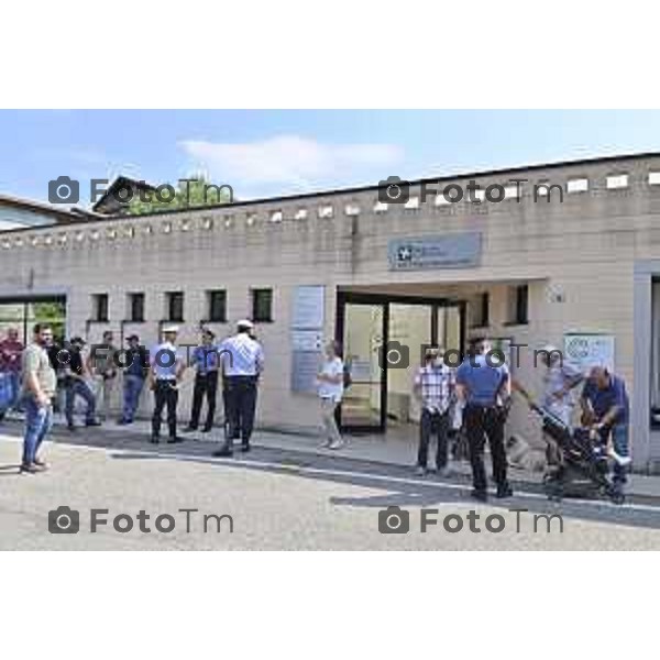 22--07- 2022 Bergamo Italia Cronaca Bergamo inaugurazione Casa di Comunità Sant’Omobono Terme (BG)