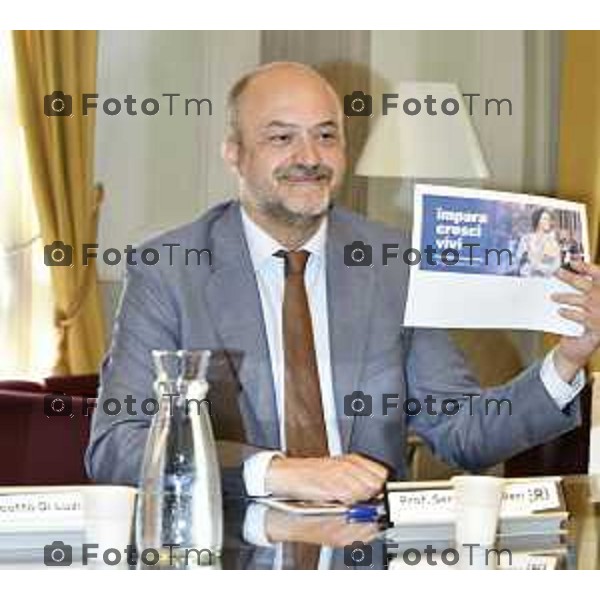 Foto Manzoni Tiziano/LaPresse 27-07-2022 Bergamo Italia - Cronaca - Università Bergamo linee guida prossimo anno accademico 2022-2023 Prof. Sergio Cavalieri, Rettore dell’Università degli studi di Bergamo