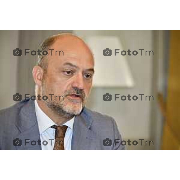 Foto Manzoni Tiziano/LaPresse 27-07-2022 Bergamo Italia - Cronaca - Università Bergamo linee guida prossimo anno accademico 2022-2023 Prof. Sergio Cavalieri, Rettore dell’Università degli studi di Bergamo