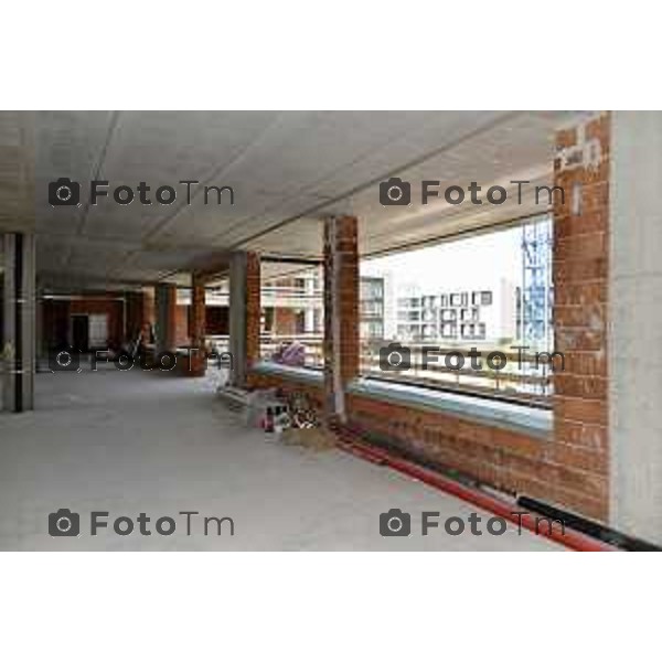 Foto Manzoni Tiziano/LaPresse 27-07-2022 Bergamo visita al cantiere cantiere Fondazione Carisma,nuovo centro assistenza delle persone affette da demenza. Ing. Miro Radici, e il Sindaco di Bergamo,Giorgio Gori.