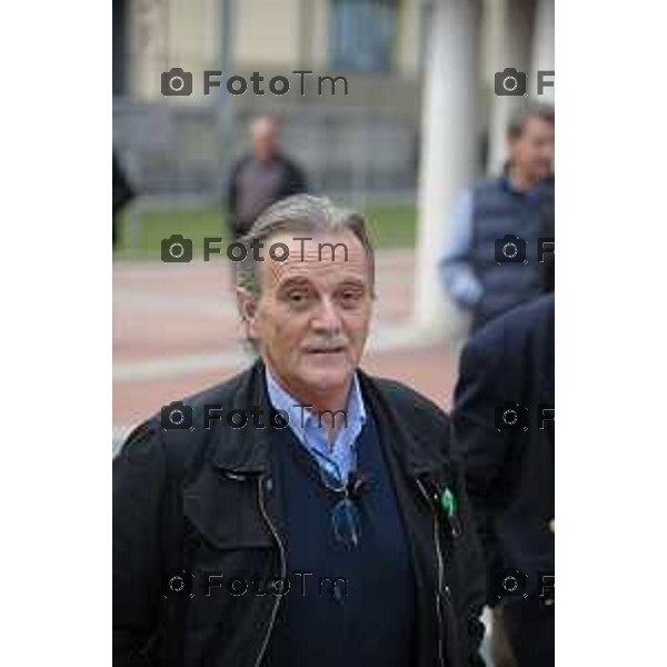 Alzano Lombardo Riunione porte chiuse Calderoli Militanti leghisti Nella foto ON CAROLINA LUSSANA Tiziano Manzoni/Fotogramma Bergamo