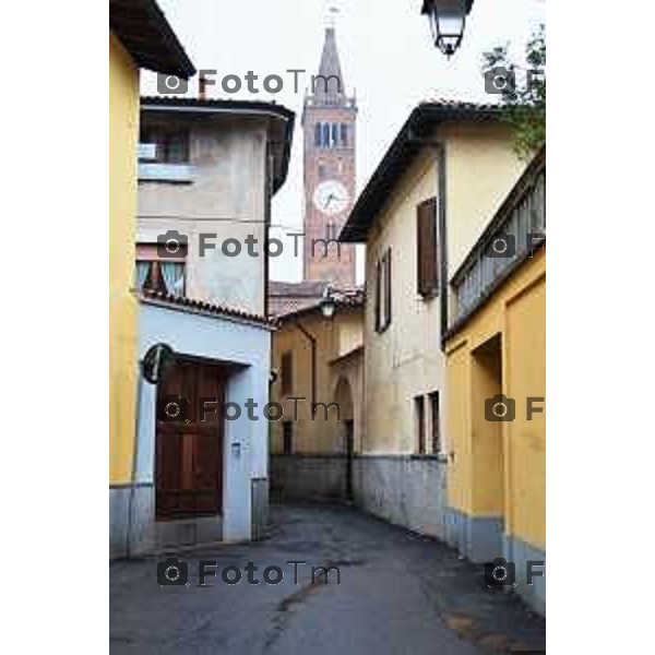 Treviglio (BG) centro storico e piazza comune treviglio foto Tiziano Manzoni-fotogramma Bergamo